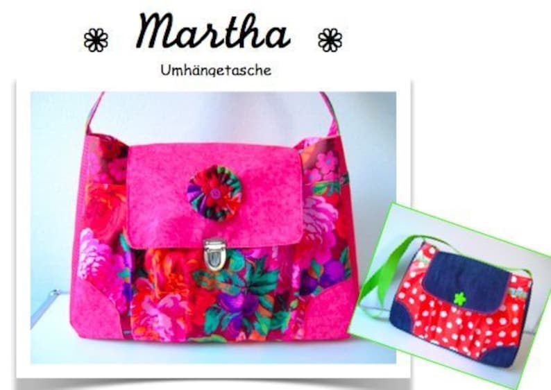 ebook/Instructions for messenger bag Martha image 1