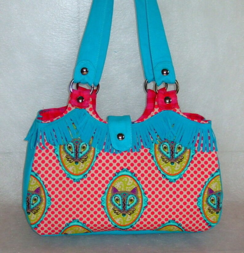 ebook/instructions for a colorful bag-daisy image 3