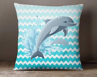 Dolphin pillow | Etsy Dolphin pillow case | Etsy