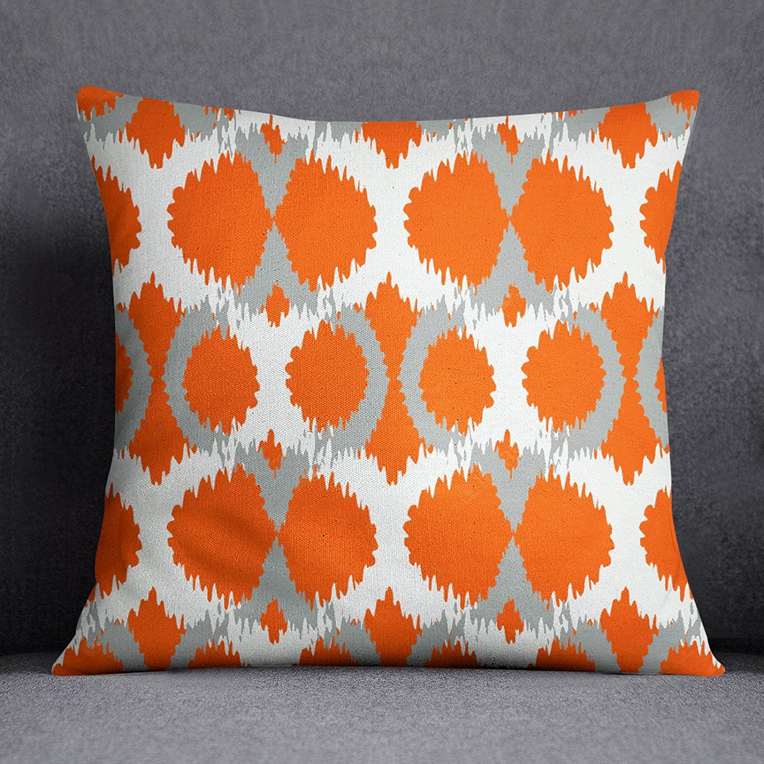 ikat print pillows