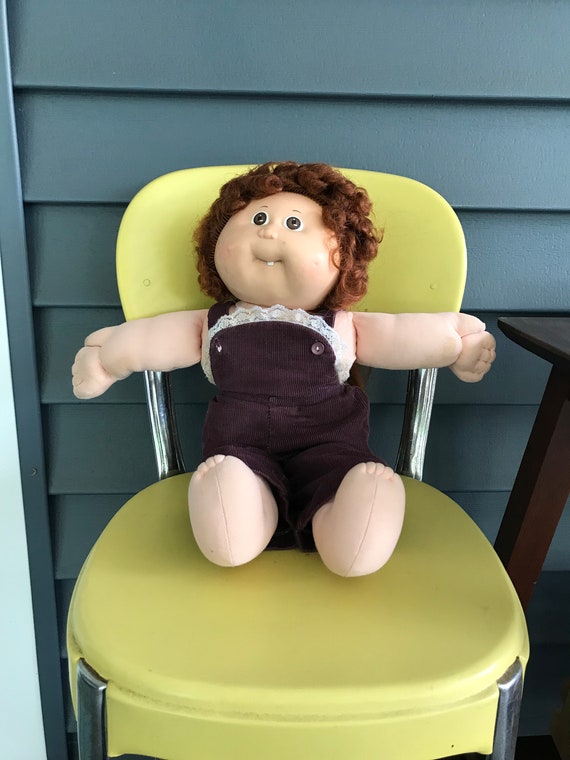 Vintage 1986 Cabbage Patch Kid With Auburn Red Hair And Brown Etsy