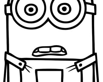 File SVG Minion, Cricut Ready (download digitale)