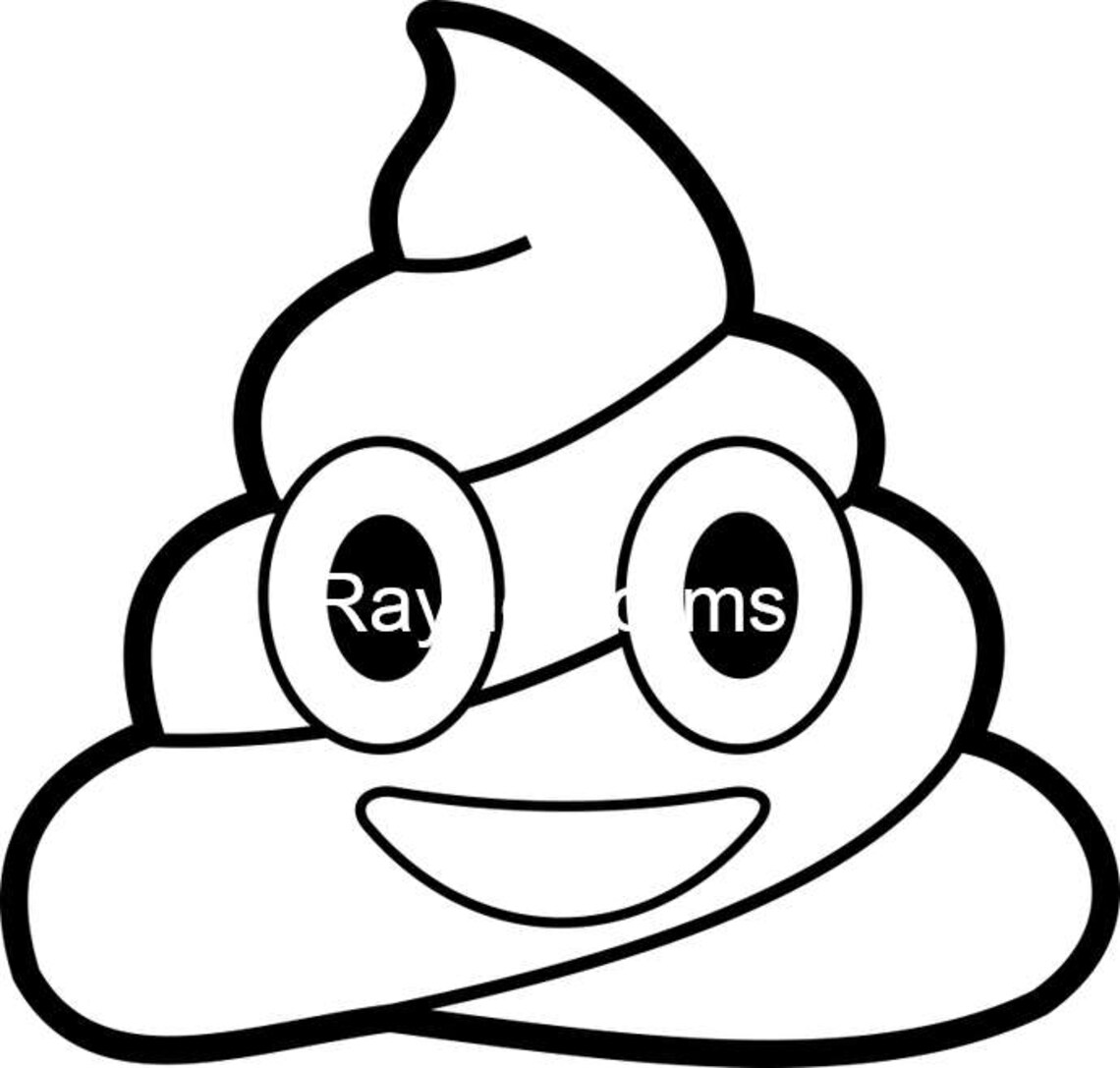 Poop Emoji SVG - Etsy