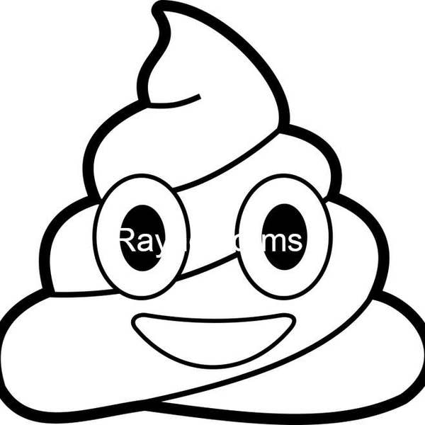 Poop Emoji Svg - Etsy