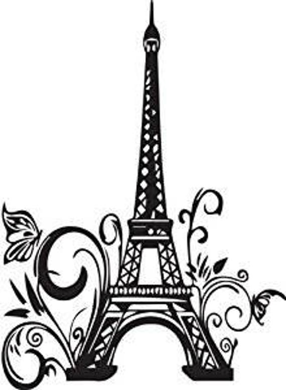 Eiffel Tower Svg Etsy