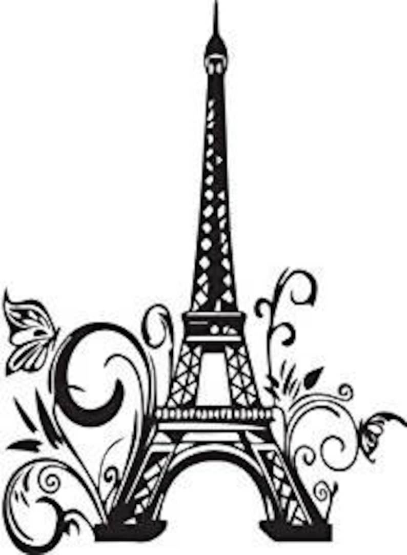 Download Eiffel tower svg | Etsy