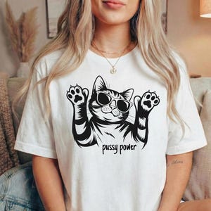 Pussy Deluxe  CAT PAWS & CHERRIES TOP SHIRT