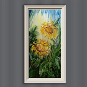 Contemporary Art
Best gift for Mom
Colorful wall art
Ukrainian art
Flower painting
farmhouse wall decor
above bed decor
textured wall art
impasto painting
botanical art
Original painting
feng shui decor
sunflower gift
