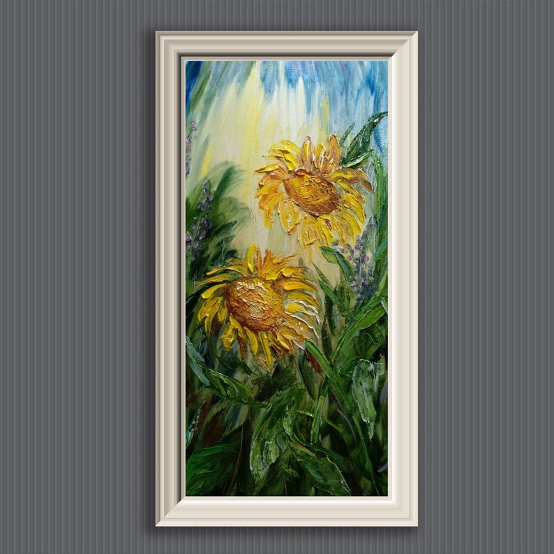 Contemporary Art
Best gift for Mom
Colorful wall art
Ukrainian art
Flower painting
farmhouse wall decor
above bed decor
textured wall art
impasto painting
botanical art
Original painting
feng shui decor
sunflower gift