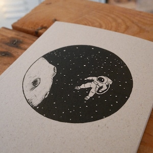 Quaderno di carta erba Portami sulla luna