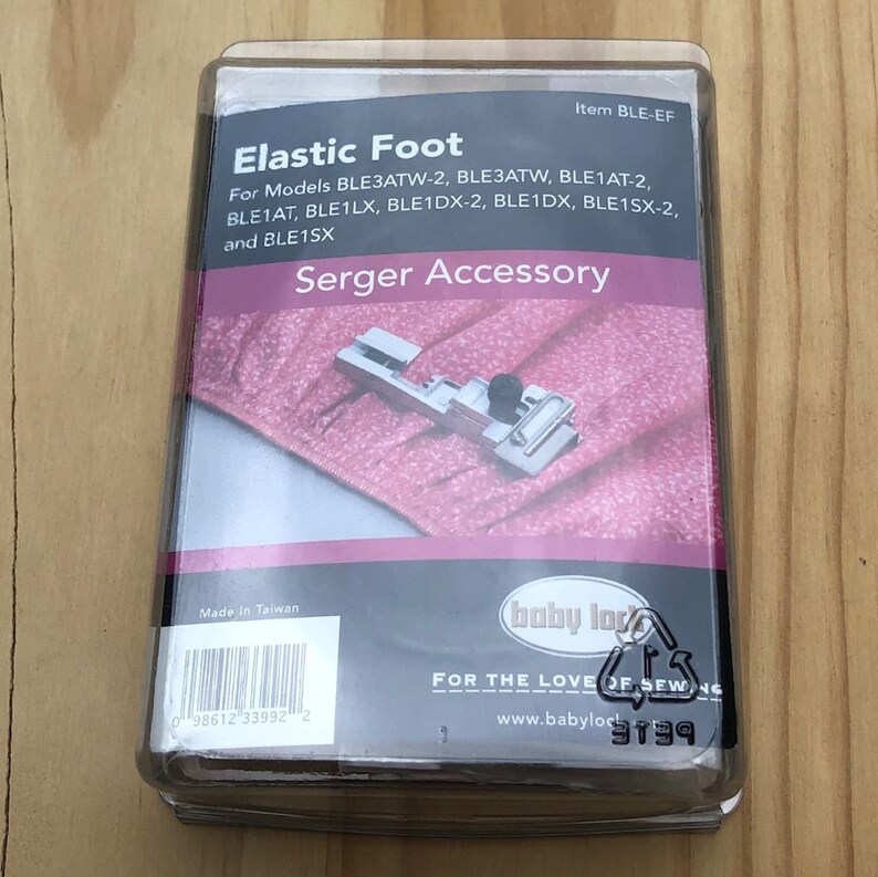 Baby Lock Imagine/Eclipse Serger Elastic Foot BLEEF Etsy.de