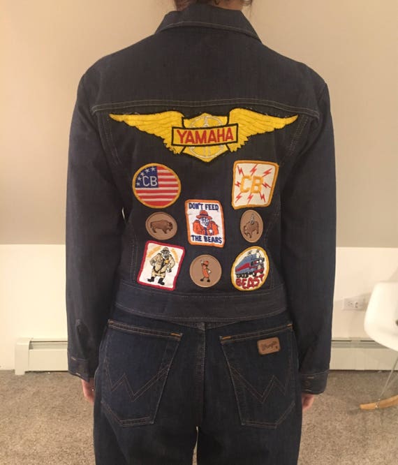 1960s Montgomery Ward Denim Jacket with Rad Patche