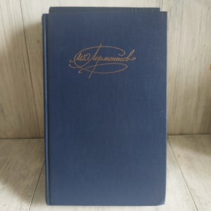 Mikhail Lermontov Михаил Лермонтов Vintage Books Collected Works 2 Volumes Russian Poetry Literature Gift Russian Writers 19th Century