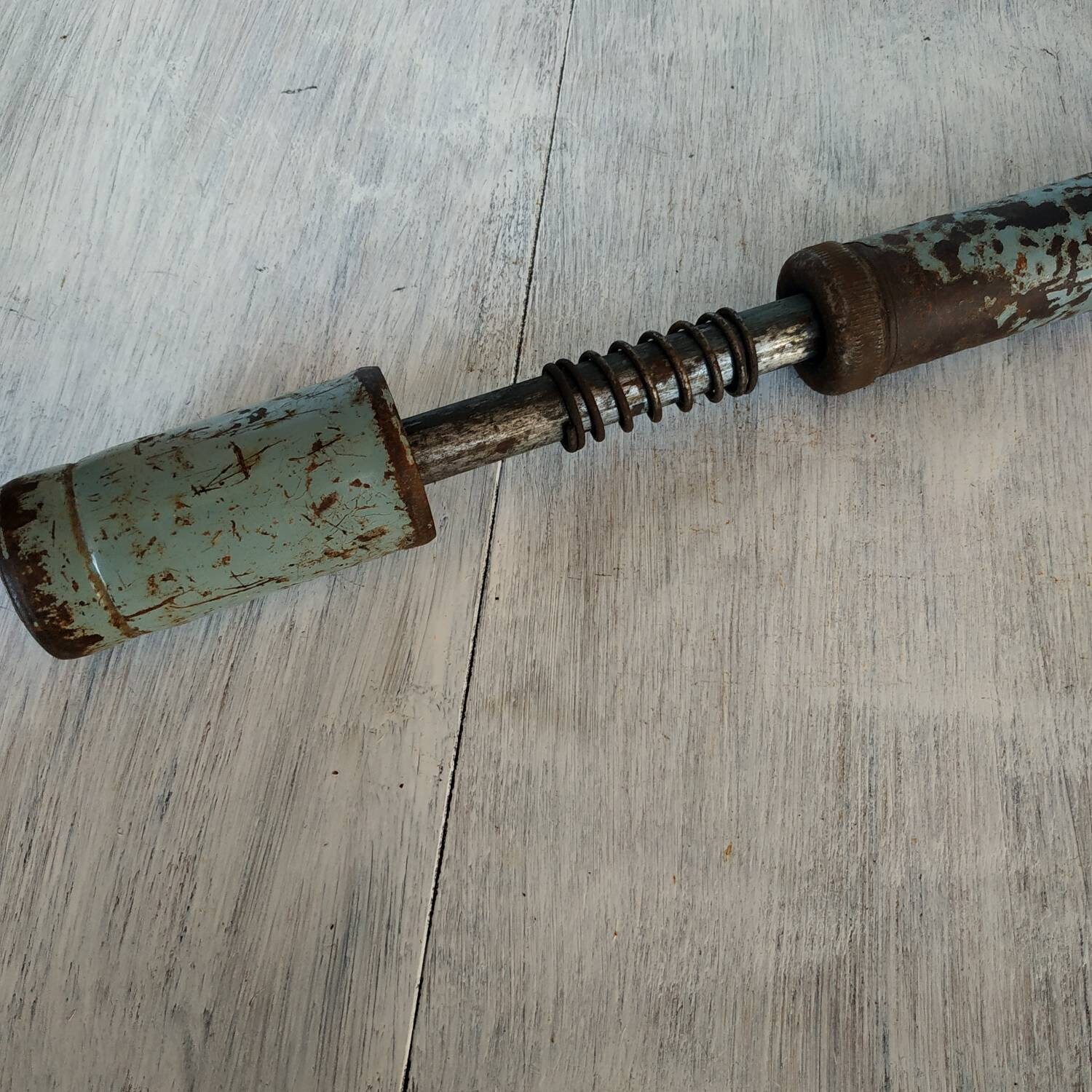Pompe à Vélo Vintage Soviétique URSS - Années 1980 - Rare Et Ancienne - Collection