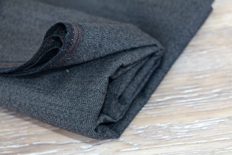 Gray wool material Wool skirt fabric Woolen fabric Vintage soviet cloth Fabric for trousers Suiting fabric Soviet fabric Fabric for skirt