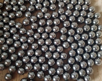 Steampunk Metal Balls 7–7.5mm – Steel Craft Supplies, DIY Jewelry Parts Set 200