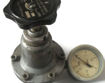 Pneumatic valve Pressure reducing 1990-s Soviet Union Industrial Equipment Pneumatic valve Manual setting