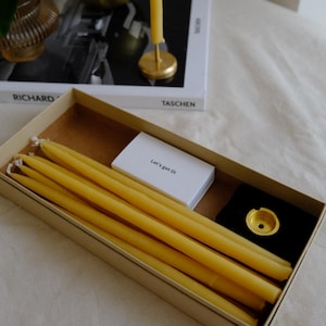 Hanukkah Candle , Beeswax Taper candle, Hanukkah Celebration