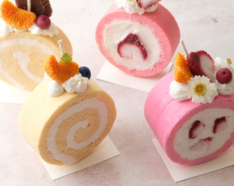 Swiss Roll Cake Candle, Baking Candle, Dessert Candle, Bread Candle Digital Download, video lesson