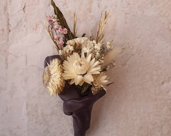 Dried Flowers Bouquet with wax paper candle fragrance / flowers arrangement/