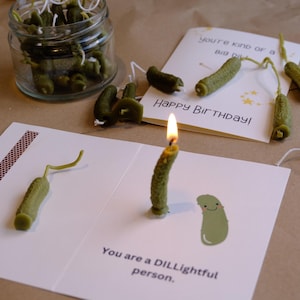 Happy Birthday Pickel Card, kaarskaart, gepersonaliseerde naam