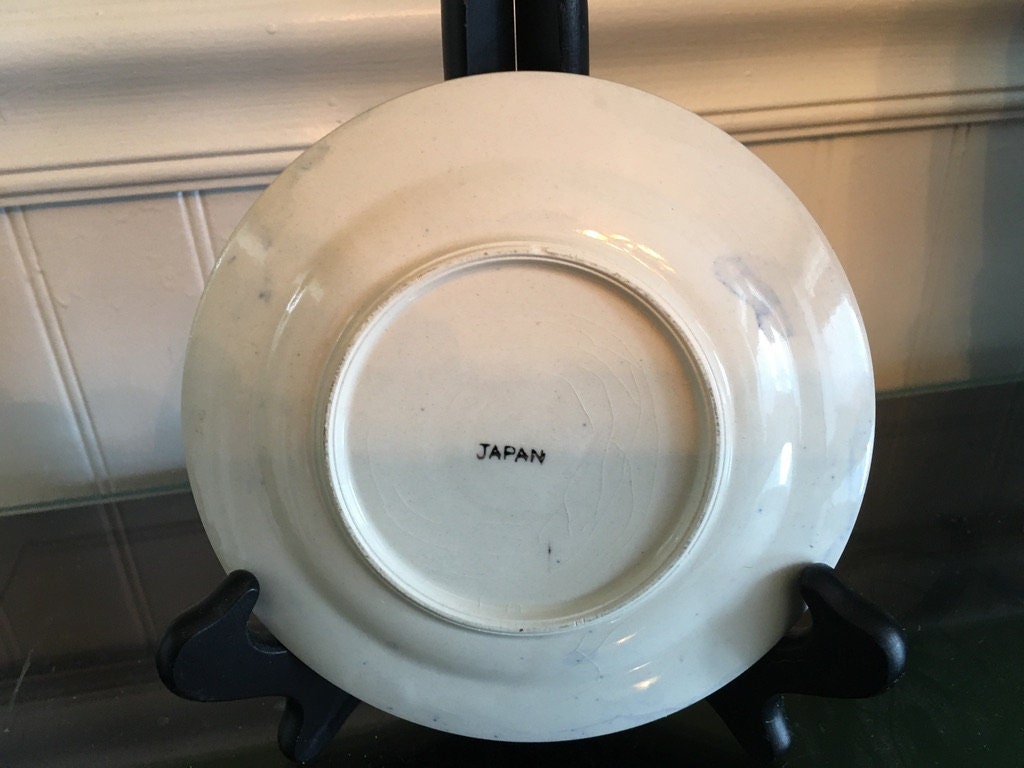 Vintage Japan Blue Willow 6
