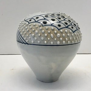Porcelain Raku Studio Art Pottery