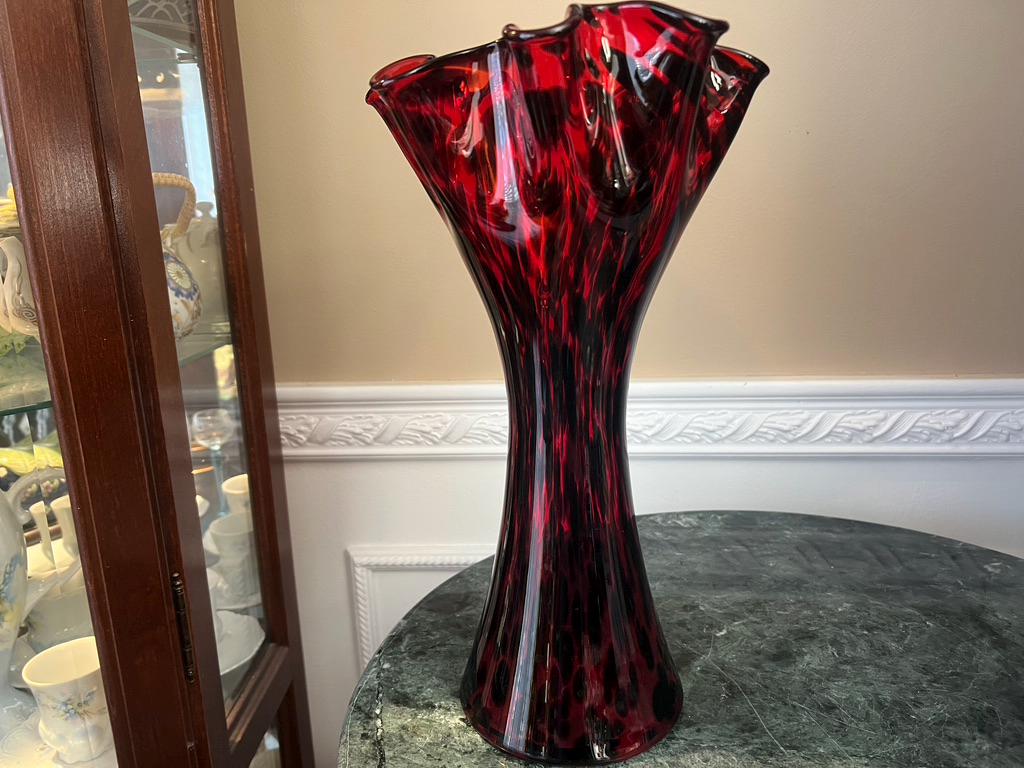 Murano red vase - Etsy 日本