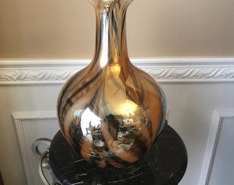 ムラーノスタイル ブラウン＆ゴールドミラー仕上げ スタジオアート