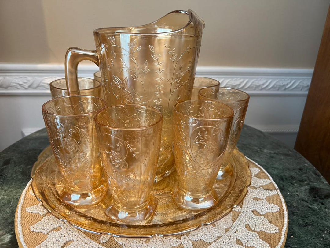 Floragold Depression Glass