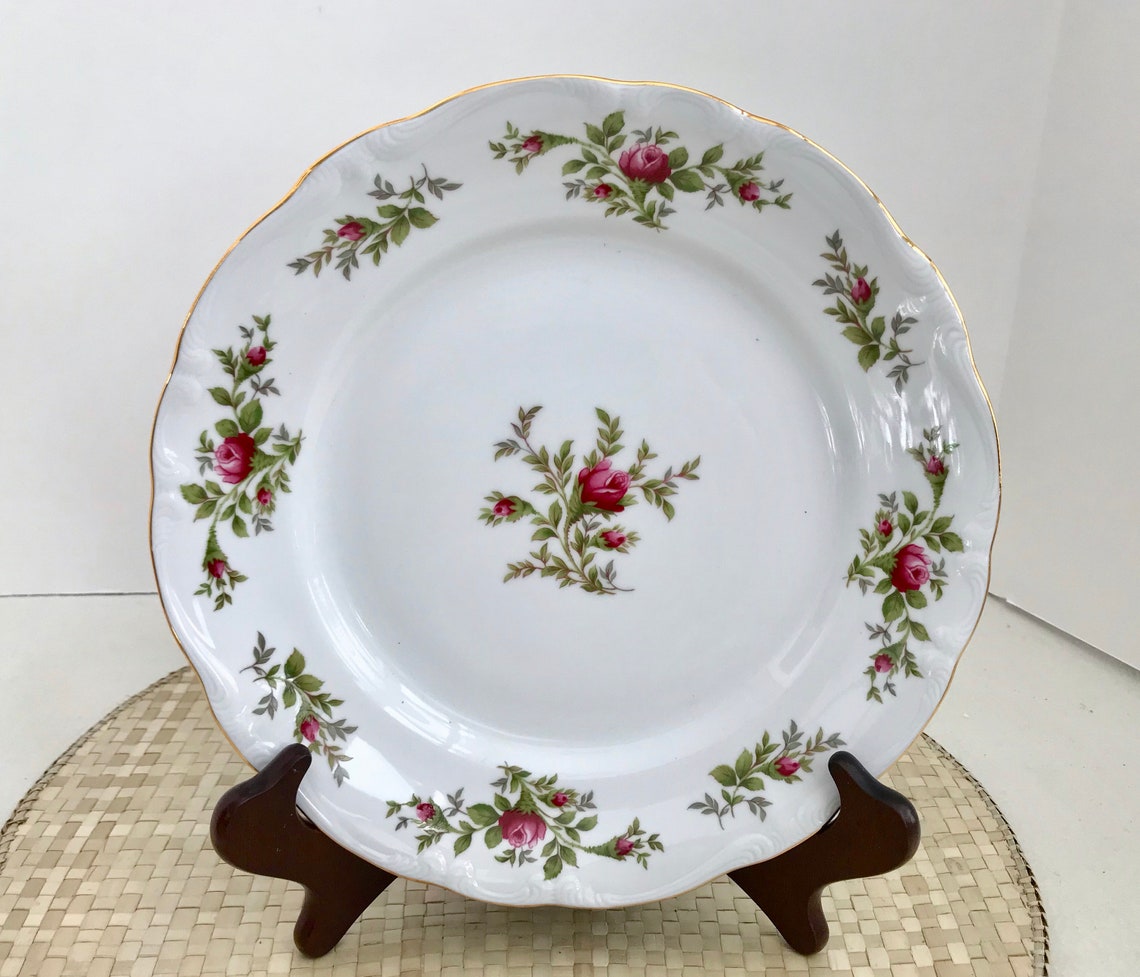 Johann Haviland Traditions Fine China Moss Rose 10 Etsy