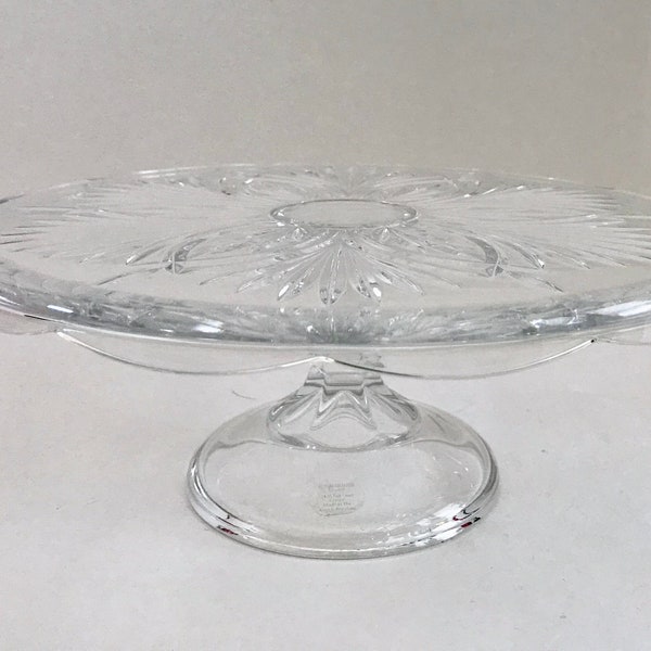 Crystal Cake Stand Etsy