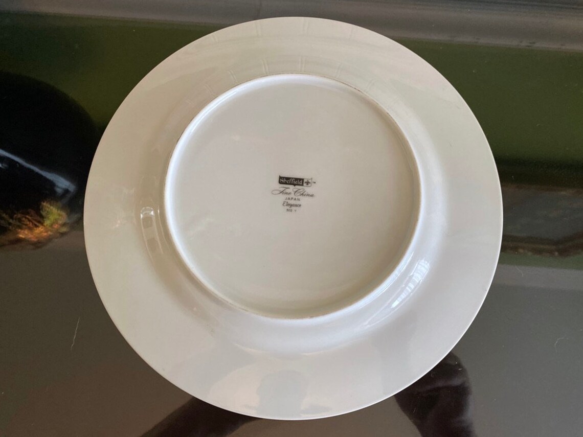 Sheffield Fine China Japan Elegance 502Y 10 1/4 Dinner Etsy