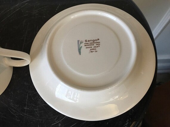 sangoです！ Sango Fascination Pattern 3681 Japan China Dinnerware Sugar