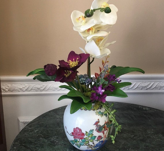 Asian Silk Flower Arrangements