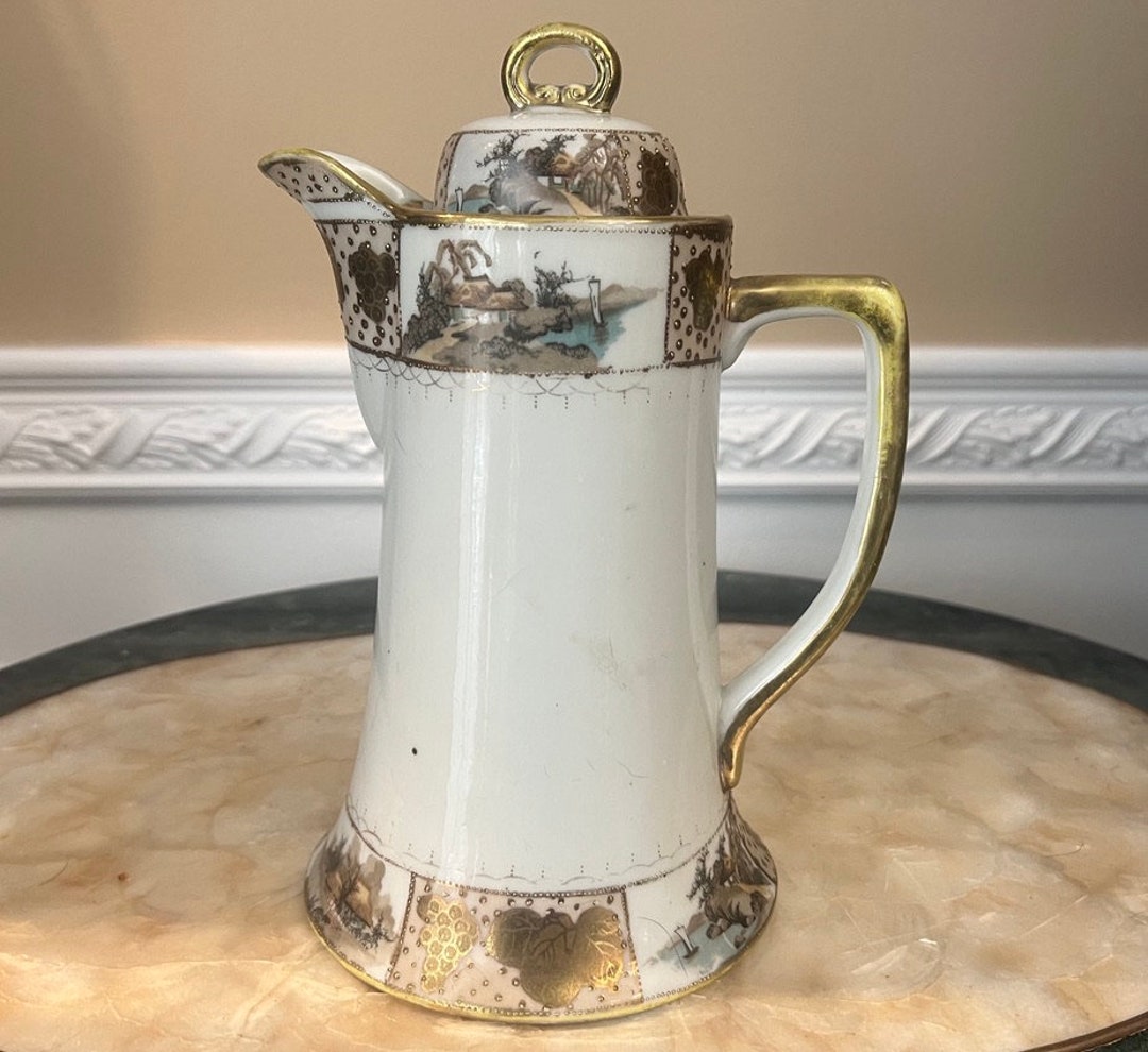 ヴィンテージ 松風 手描き ニッポン チョコレート コーヒーポット