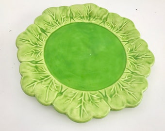 Holland Mold 8" Green Cabbage Plate