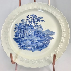 Taylor Smith & Taylor Blue Castle 10&quot; Dinner Plate