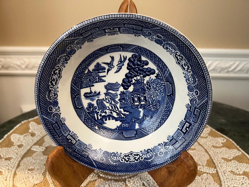 ジョンソンブラザーズ　ウィロー　お皿6枚セット Amazon.com | Johnson Brothers Willow Blue 11