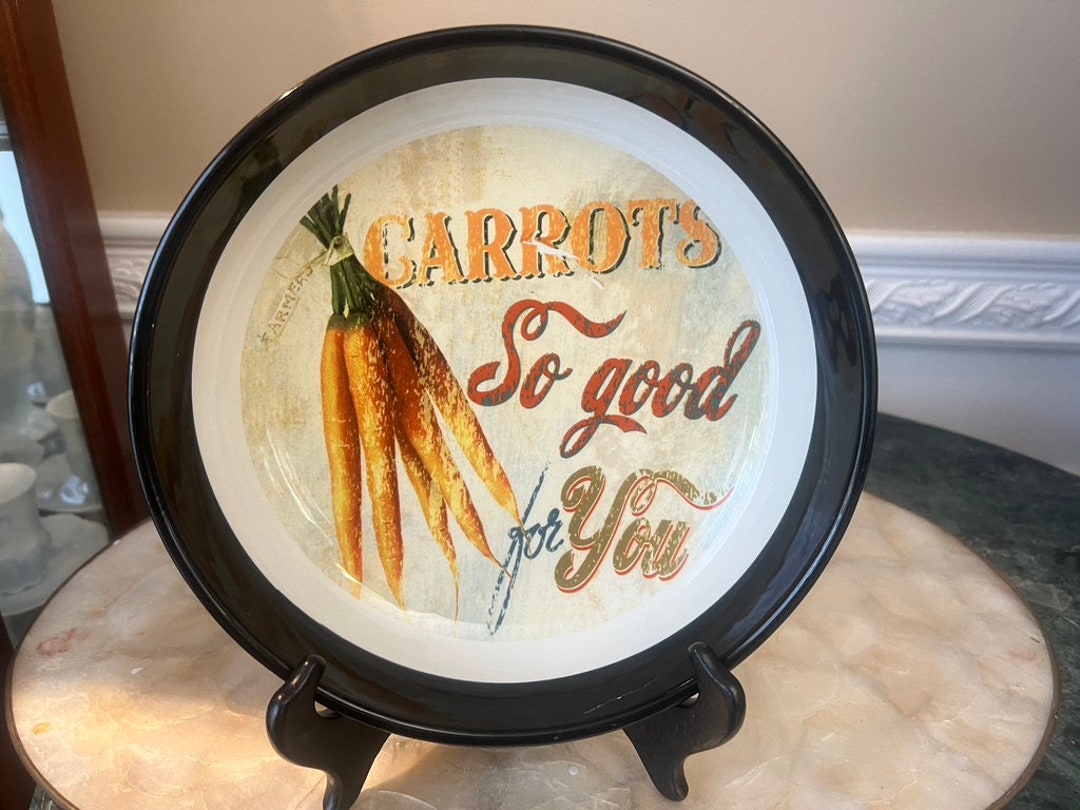 Vintage Certified International Lisa Audit Carrots so Good for You