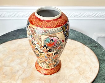 ヴィンテージ 薩摩芸者 9インチ 磁器花瓶 中国製 - Etsy 日本