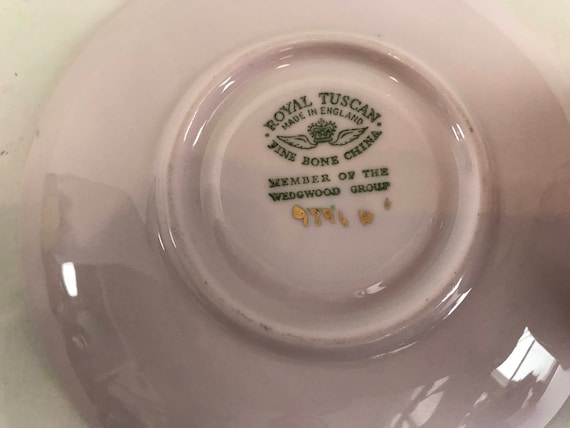 Royal Tuscan Fine English China, Member of Wedgwood Group Pink