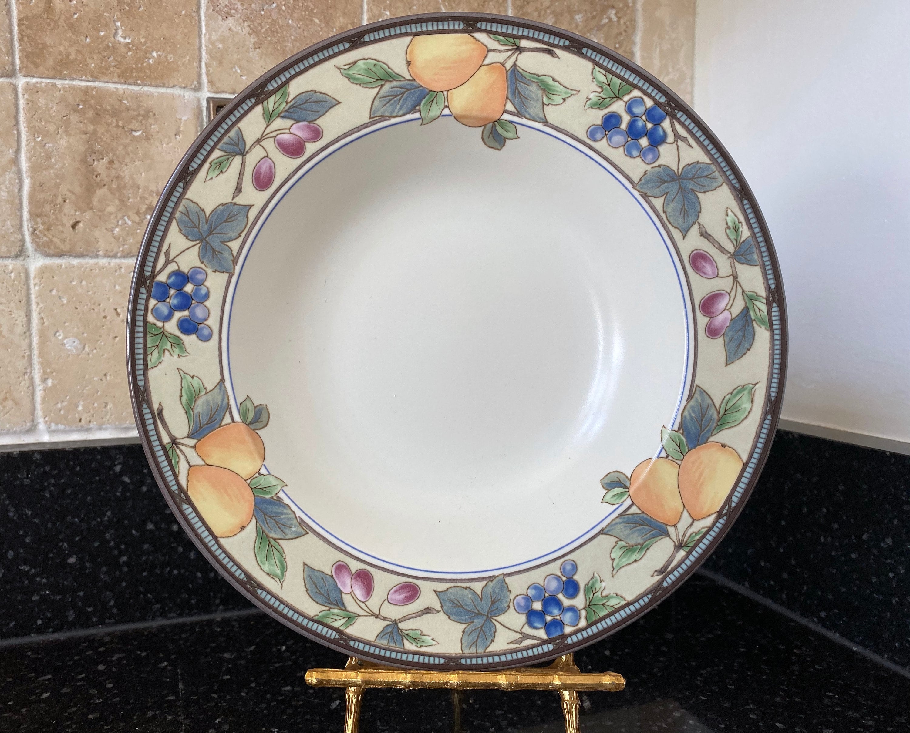 Mikasa Intaglio CAC29 Oven to Table Garden Harvest 9 1 4 Soup Bowl Etsy UK