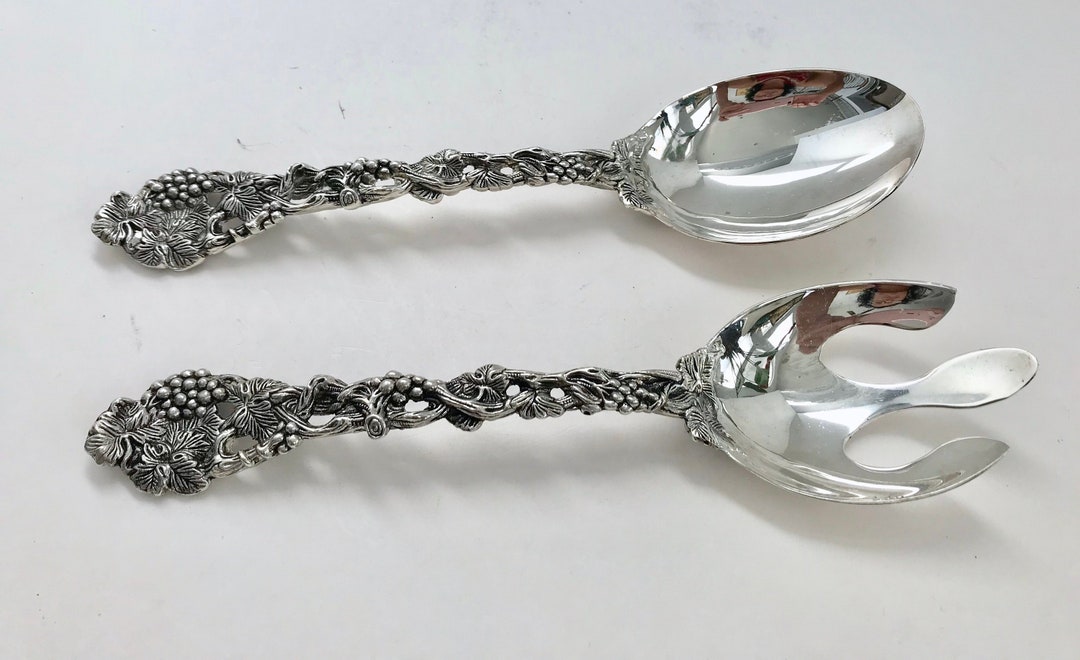 Godinger Silver Art Company Silver Plates Grapes & Grapevines Server