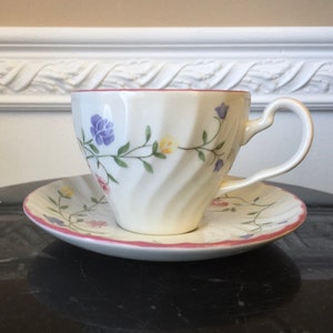 Johnson Brothers Made in England Summer Chintz Coffee Cup and Saucer