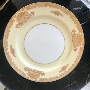 8 Noritake Taryn Salad Plates Blue Flowers Grey and Platinum Leaves Platinum Rim Japanese Fine China Vintage Noritake Plate Set