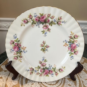 Royal Albert Bone China Moss Rose 8-Zoll-Salatteller