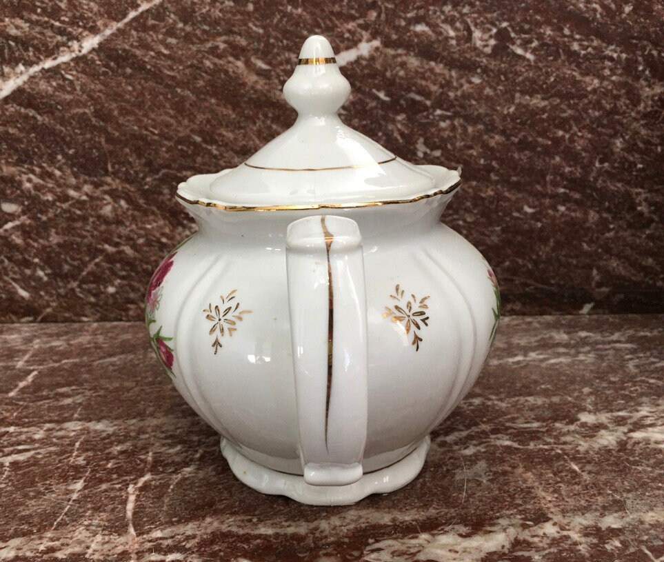 Vintage Tuscany Collection Japan 4 Cup Purple Roses and Gold Trim ...