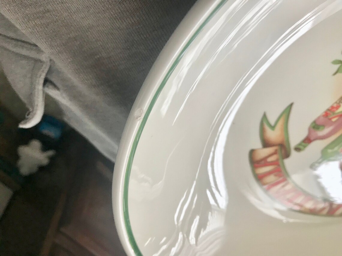 Over and Back Inc Ciao Italia 12 3/4 Pasta Bowl Etsy