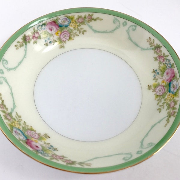 Vintage Hand Painted Meito China 5 1/4" Fruit Bowl